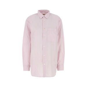 Tekla Women Embroidered Poplin Oversize Pyjama Shirt